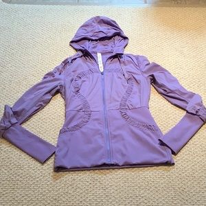 Lululemon Define jacket, size 6 in light purple